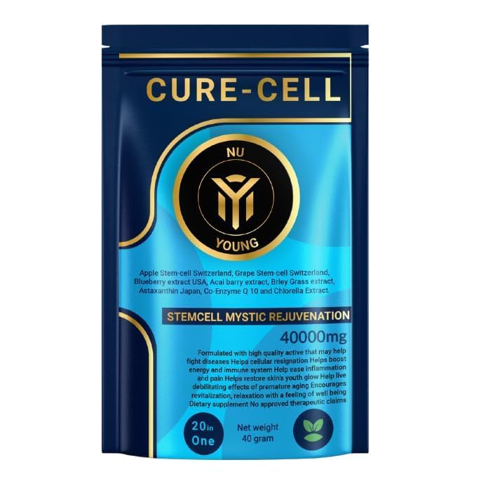 Nu Young Cure-Cell Stemcell Mystic Rejuvenation Supplement, 20 in One Formula, 20 Sachets, 40g-image-34