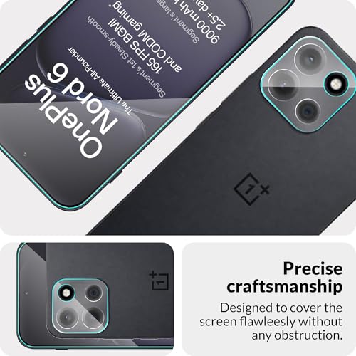 Image of FIRST MART Tempered Glass for Oneplus Nord 6 with Clear Camera Lens Protector & Installation Kit | HD Clear, Edge-to-Edge, Scratch Resistant, Case-Friendly | Pack of 1