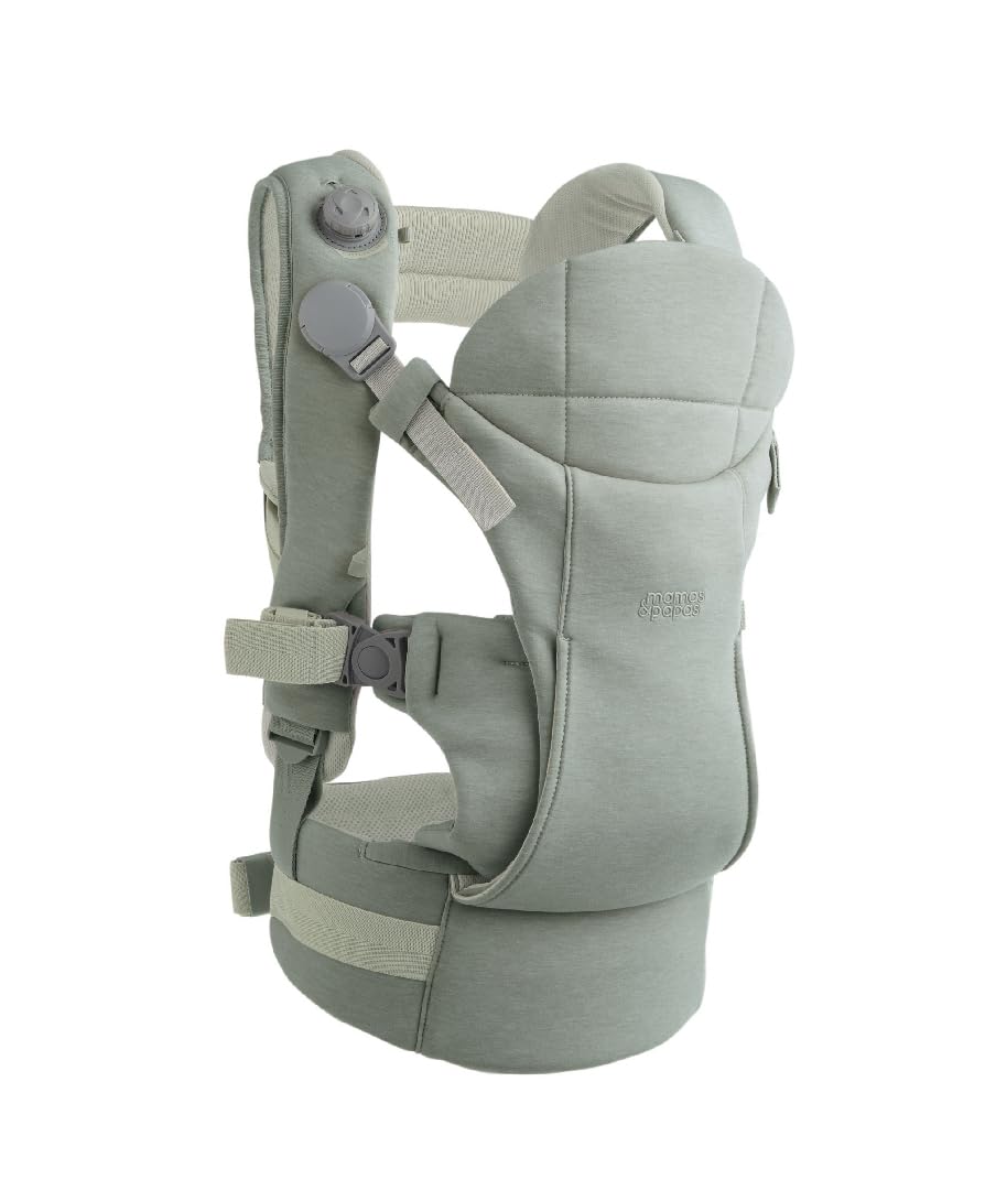 Mamas & Papas Kudo - Marsupio porta bebè, facile da montare, regolare e rimuovere, design innovativo, supporto ergonomico, postura sana, 0-36 mesi