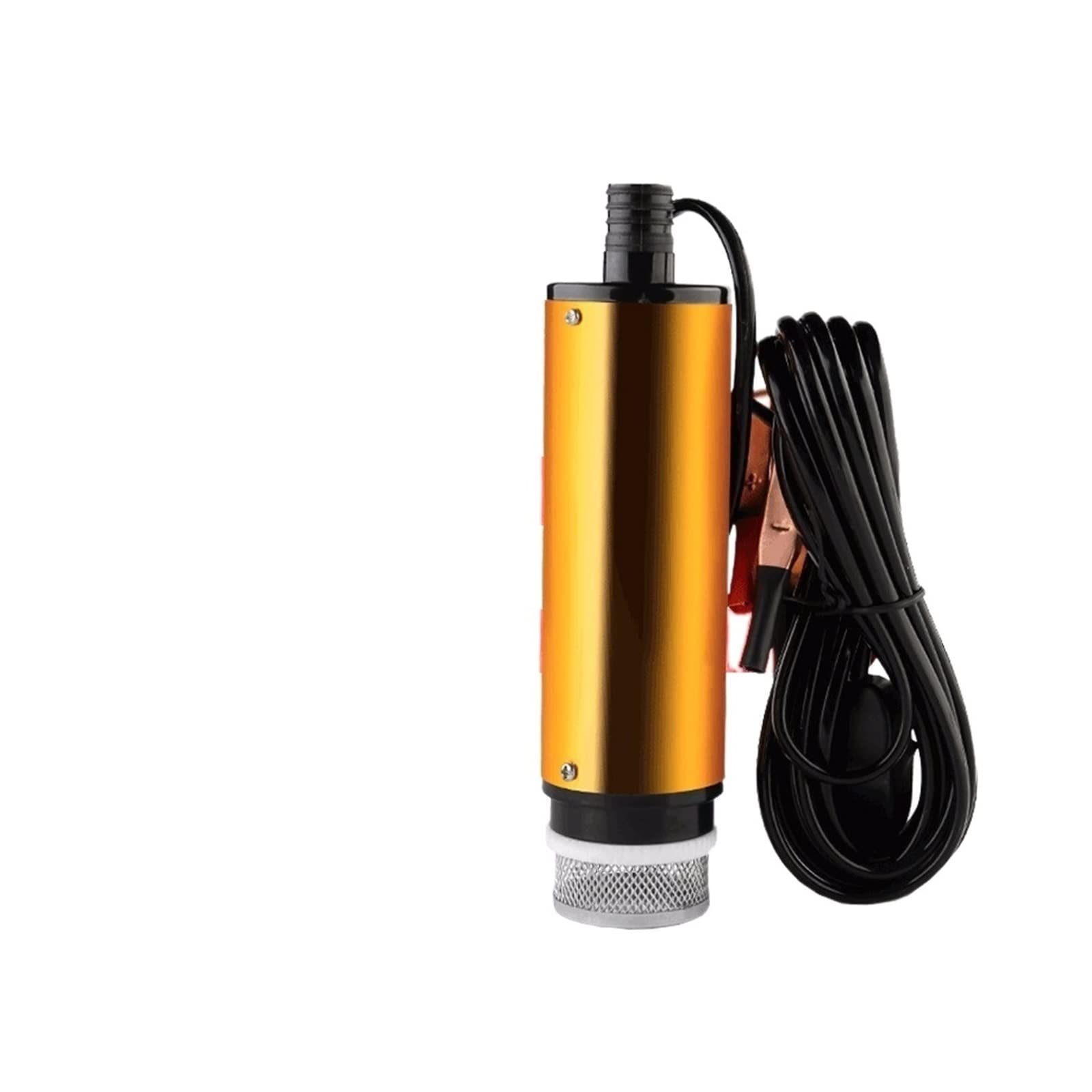 LNHHG 12V 24V DC Electric Submersible Pump,Aluminum Alloy Shell,12L/min,fuel Transfer Pump 12 V Volt 24 For Pumping Diesel Oil Water(Onecolor)