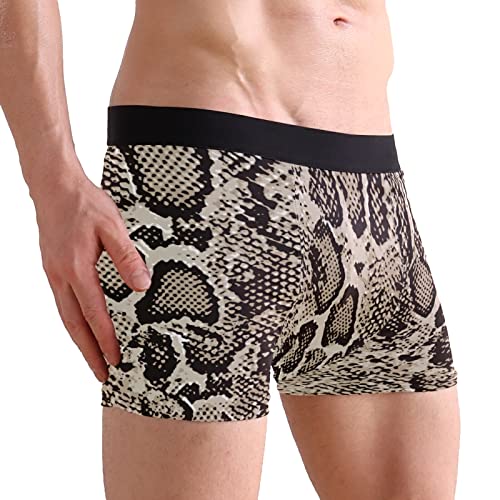 susiyo Retro Snake Skin Boxer Briefs for Men Underwear Multisize4