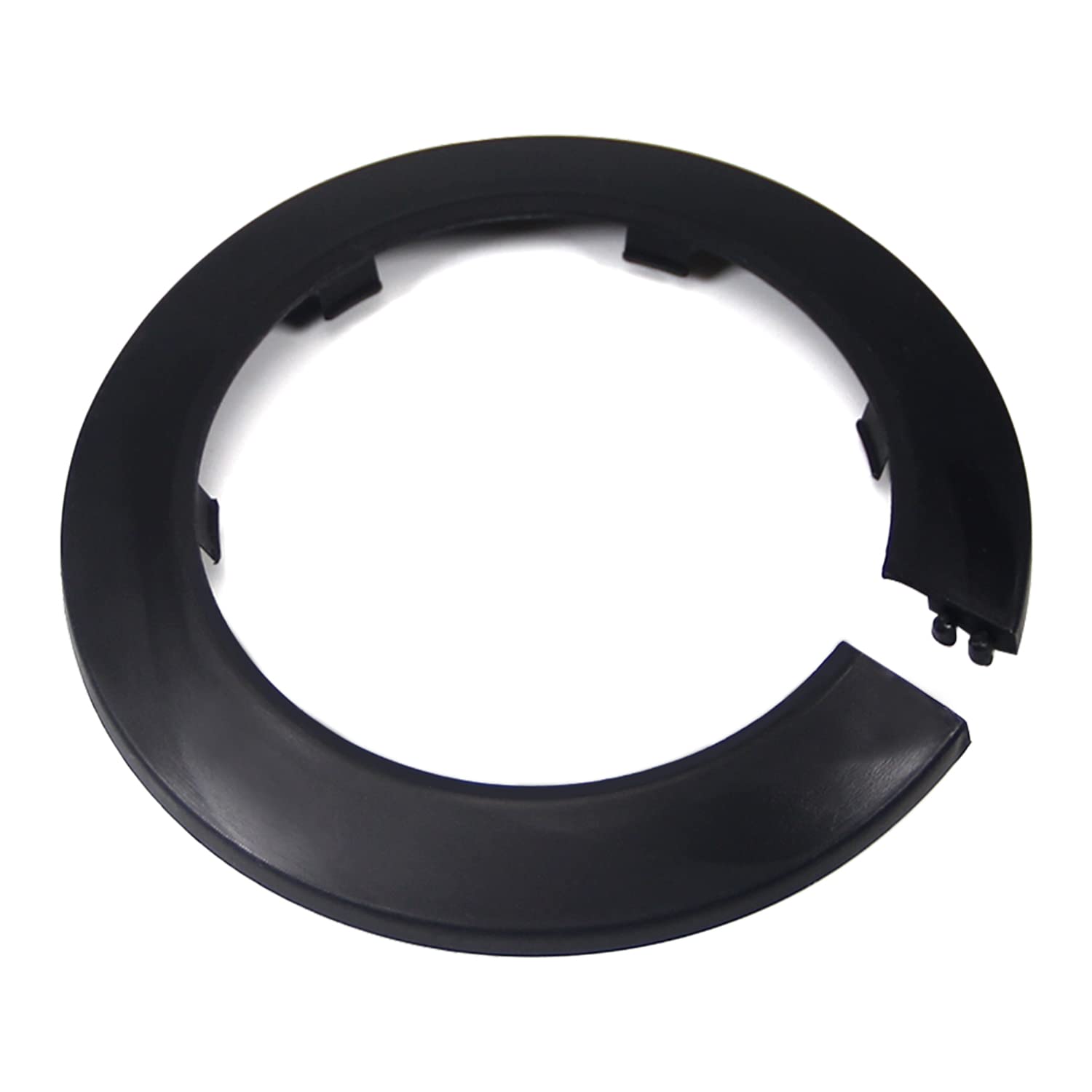 Mromax Black Fit 3.54" Outer Diameter Flange Water Pipe Cover Decoration Pipe Cover Radiator Pp Plastic 90Mm Escutcheon Collar For Wall Pipe Tube Decoration 1Pc