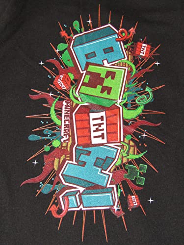 Minecraft Creeper Boom QT Men's Black Sleep Pajama Pants2