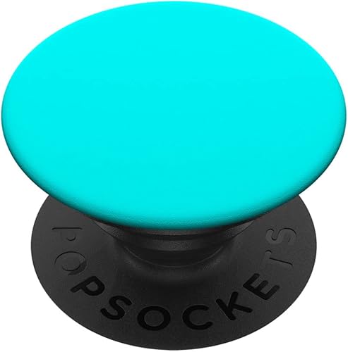 PopSockets Agarre para teléfono con soporte expansible - Bright Aqua PopSockets intercambiable PopGrip