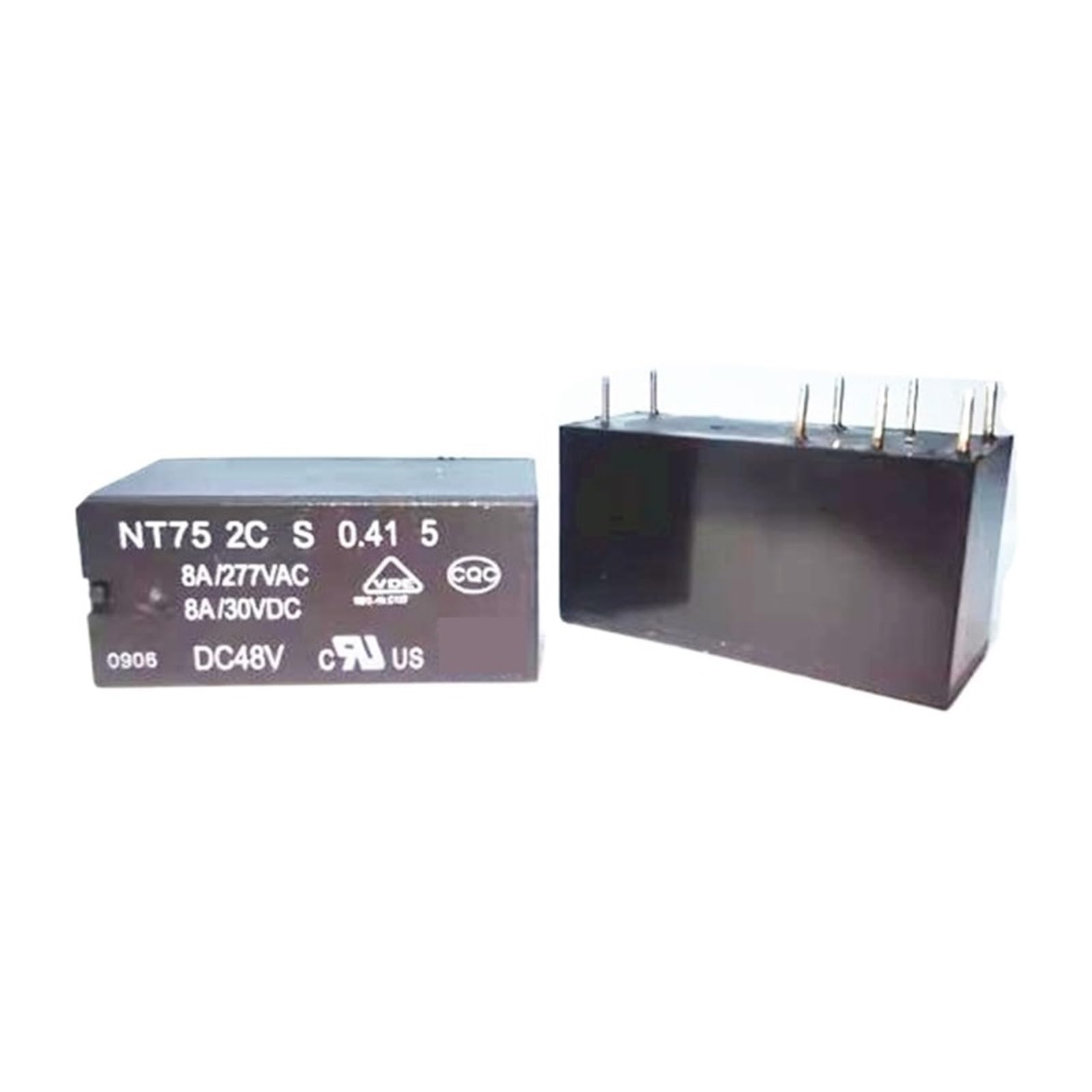 Relais NT75 2C S 0.41 résoud l'isolation des circuits 48VDC basse consommation