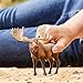 Schleich Wild Life, Animal Figurine, Animal Toys for Boys and Girls 3-8 Years Old, Moose Bull, Ages 3+