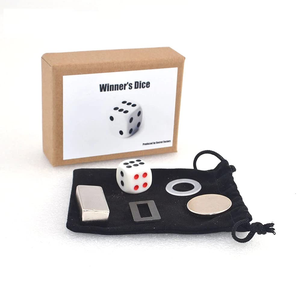 ZQION Winner's Dice di Secret Factory Trucco Magico Mentalismo Primo Piano Magico Fase Magica Illusione Trucco Magico