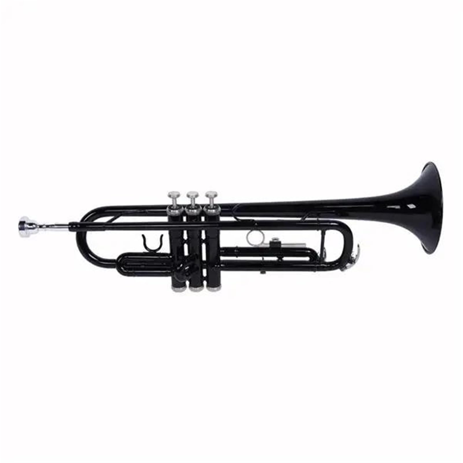 Trąbka Trąbka Niklowana Instrument Dla Początkujących Kolor Czarny Gra Na Płaskim Paśmie B