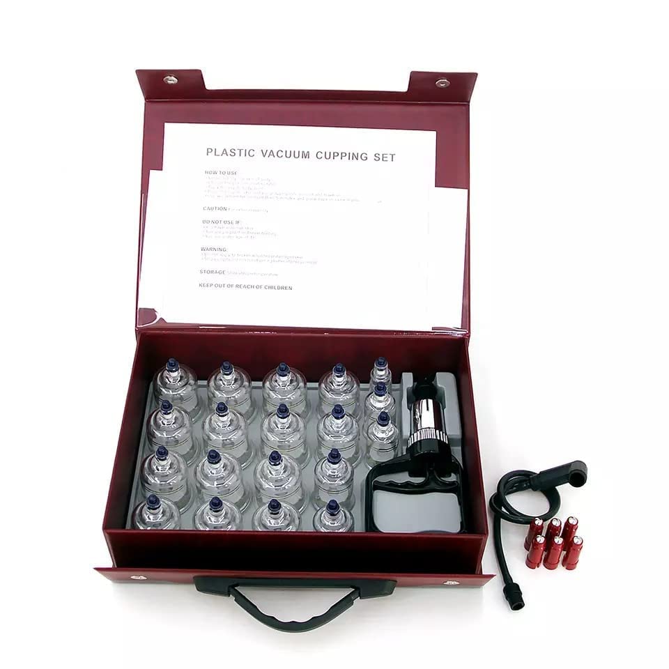 NEW Professional korean Vacuum Cupping Set With Cupping Gun Porta...
