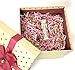 PUROSUR Crinkle Cut Paper Shred Filler Pink & Gold for Gift Wrapping & Basket Filling luxury Gift Box Filler Gift Basket Stuffing Shipping Packaging Craft Party Favor Bags - (4 oz) (Pink & Gold)