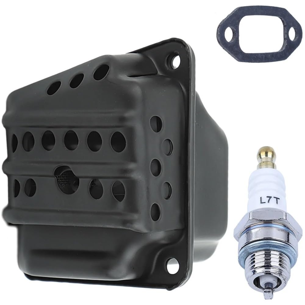 Kit de junta de silenciador de escape apto for motosierra S 024 026 026 Pro MS260 PRO con bujía 11211400606