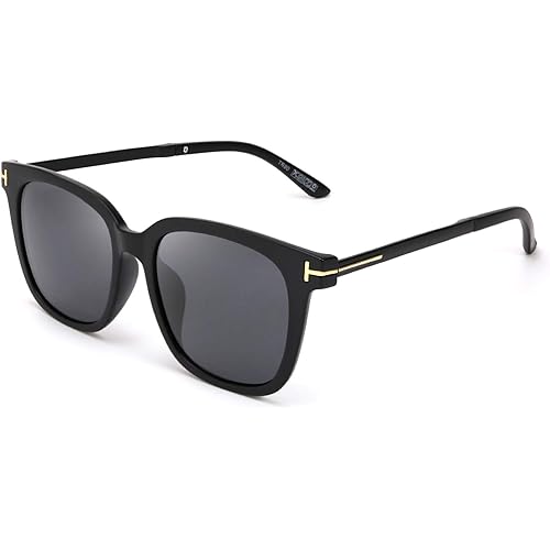 FEISEDY Retro Square Polarized Sunglasses Men Women Oversized Vintage Shades UV400 Protection B2599