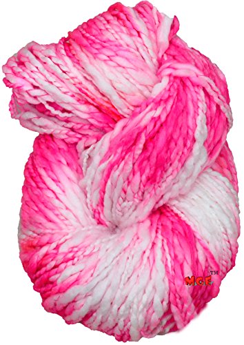 Image of M.G Enterprise Sumo Strawberry 400 gm Wool Ball Hand Knitting Wool /Art Craft Soft Fingering Crochet Hook Yarn, Needle Acrylic Knitting Yarn Thread Dyed