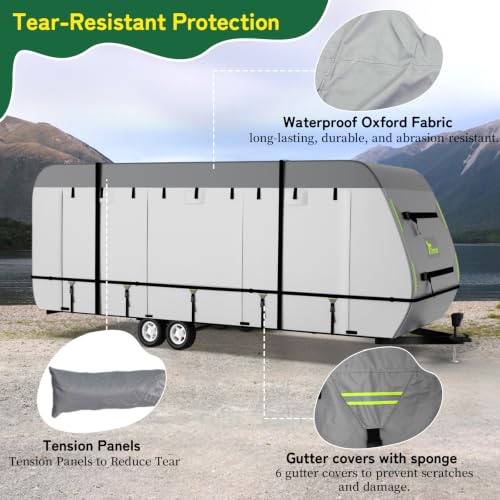 Yelmzir 420D Oxford RV Cover 24-27ft