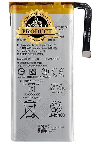 Image of THE BATTERY STORE Original GTB1F Battery for Google Pixel 5 GD1YQ /GTT9Q / GA01986-US / GA01316-US Battery with 6 Month Warranty **** (PPP152)
