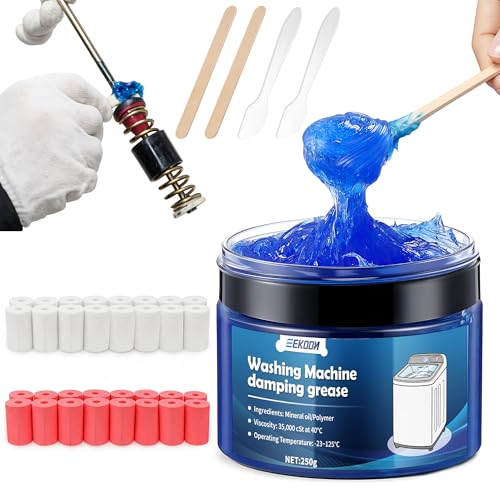 Image of 8.8 oz Washing Machine Damping Grease & Foam Insert Kit | Foam Inserts, Vibration & Noise Reduction, Top Load Washers, Washer Shock Absorber, Suspension Rod Repair