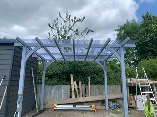 Clear PVC Corrugated Roofing Sheet Transparent Roof Panel for Shed, Garage, Carport & Canopy – Weather Resistant 3000 x 660mm - Image 3