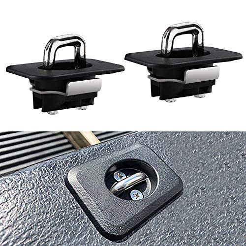 image for Sanzitop 2 Pcs 4001-XT Truck Top Bed Rail Mounted Anchor for 1998-2014