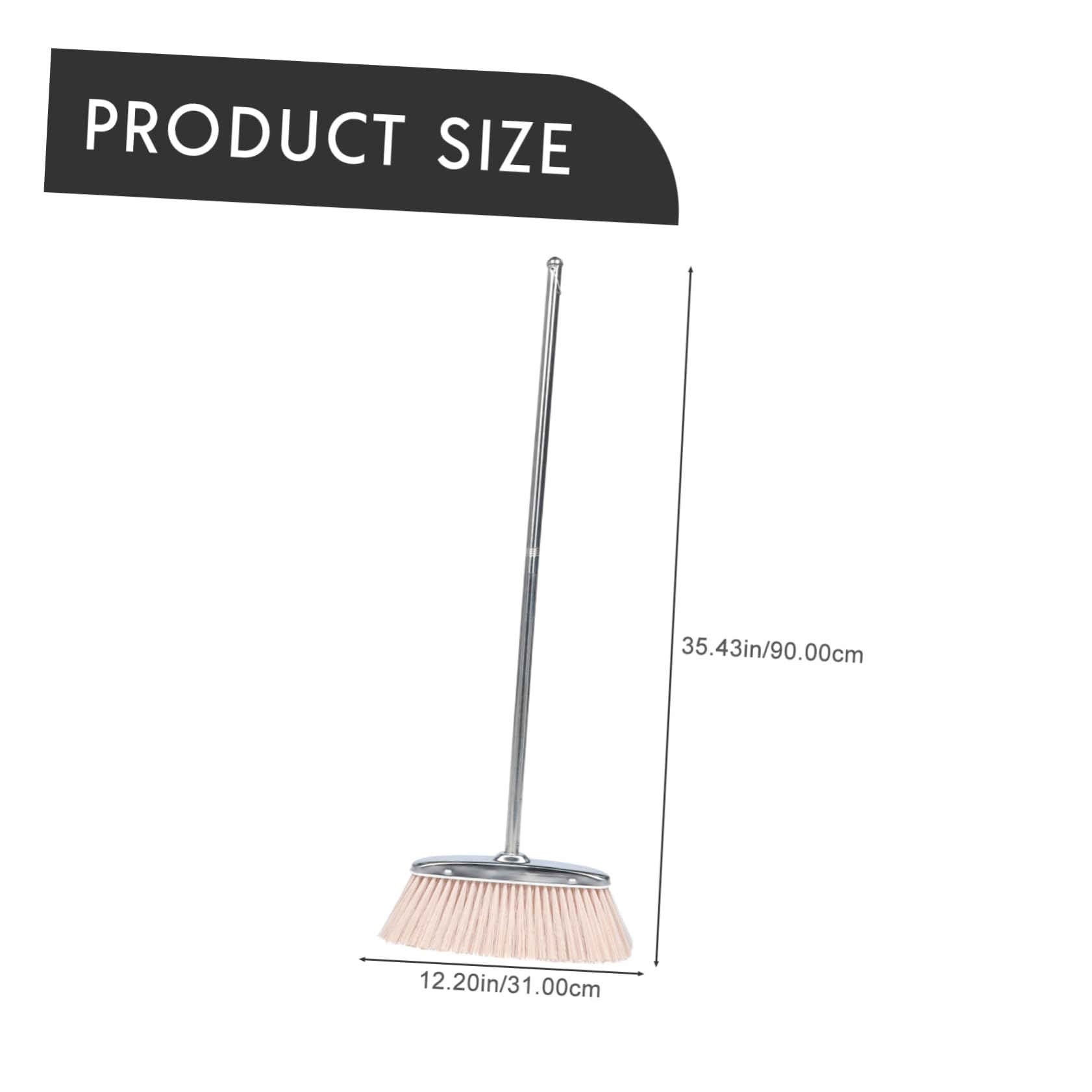 Didiseaon Ergonomic Broom for Rough Surfaces Outdoor Sweeping Tool Long Handled Cleaning Broom Cleaning Supply