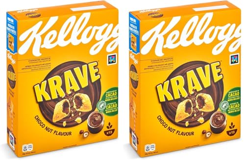 Kellogg's Krave Choco Nut 410g (Paquete de 2)