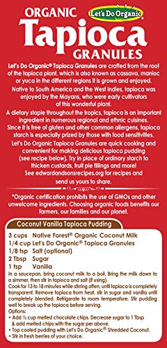 Let's Do Organic Organic Tapioca Granules, 6 Ounce Boxes (Pack Of 6) #TOP2