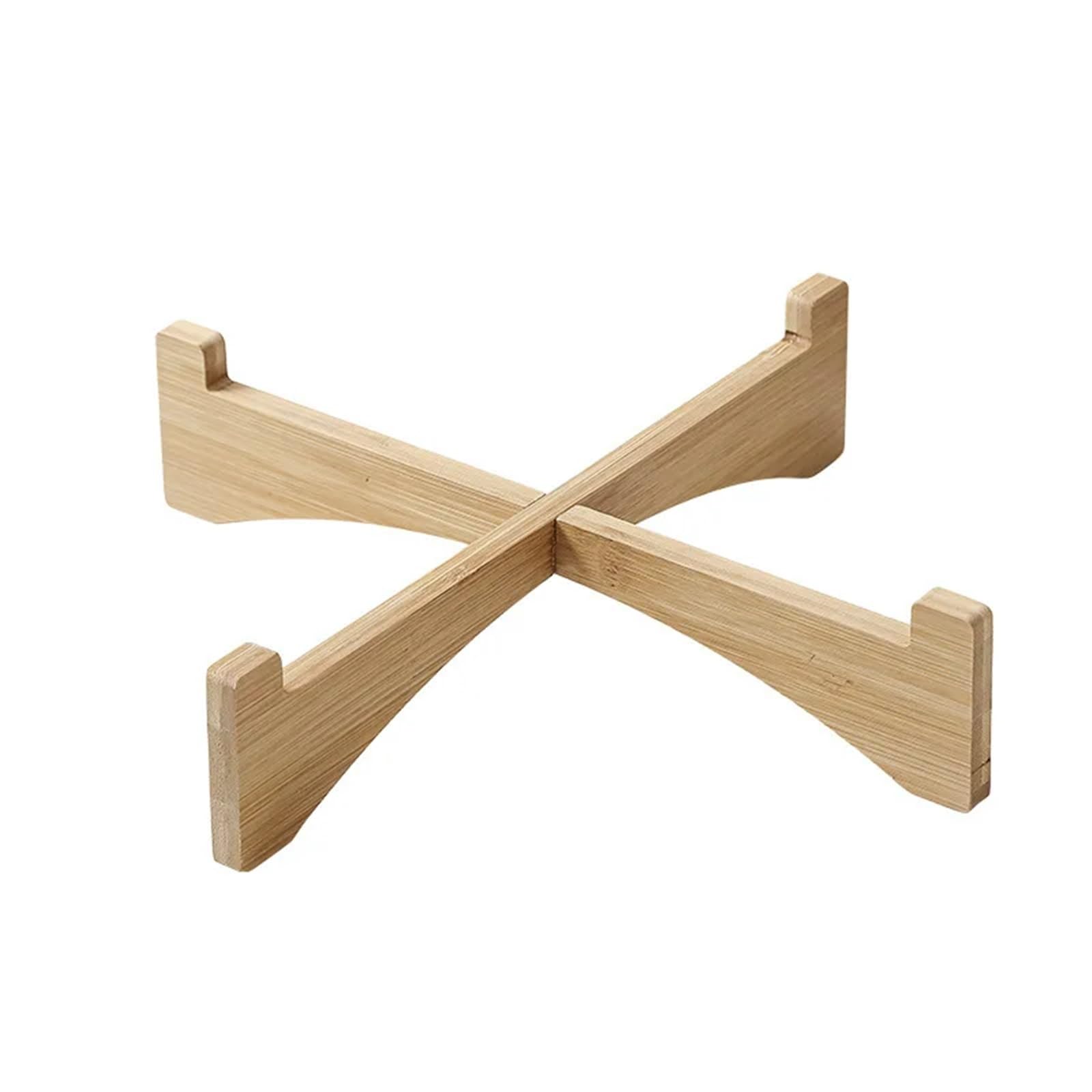 WEQYFDC Plant Stand Riser Minimalist Wooden Planter Large Modern Personalised Potted Plant Tray Stand(10-4cm)