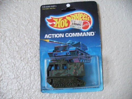 Hot Wheels Assault Crawler 1987 Action Command Olive Camouflage