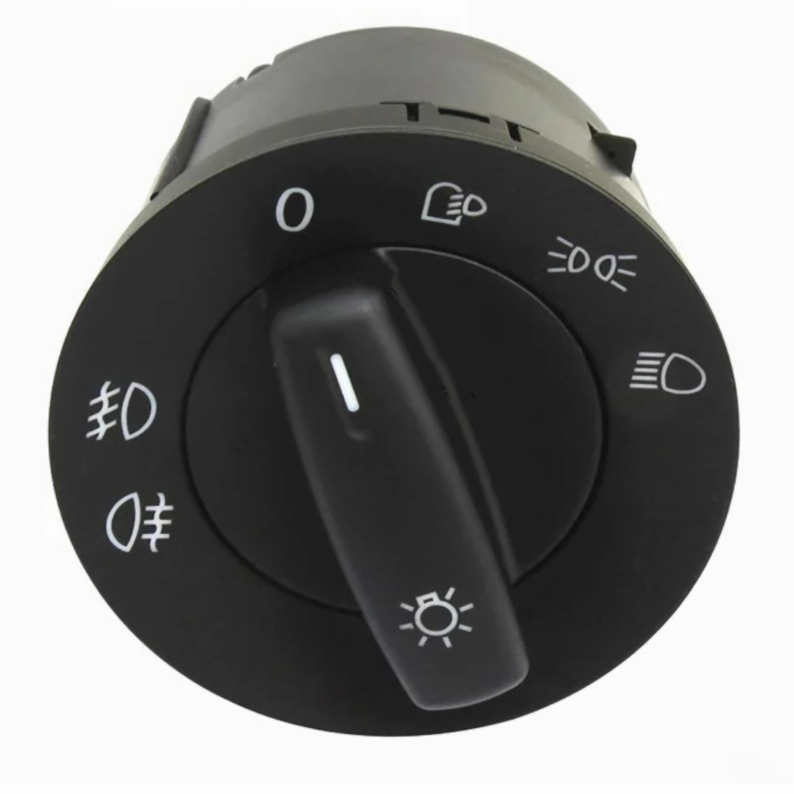 Kompatibel Mit VW Für Touran 2003 2004 2005 2006 2007 2008 2009 2010. Auto-Scheinwerferschalterknopf, Integrierte Schalter, Knopfteile, OEM: 5KD941431B Auto-Hauptlichtschalter