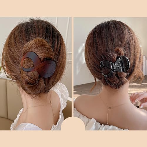 Non-Slip Hair Claws Black Hair Clips Large Hair Claw Clip Hair Clips for Thick Hair Women Hair Accessories for Women and Girls (HairclawQ) - Image 4