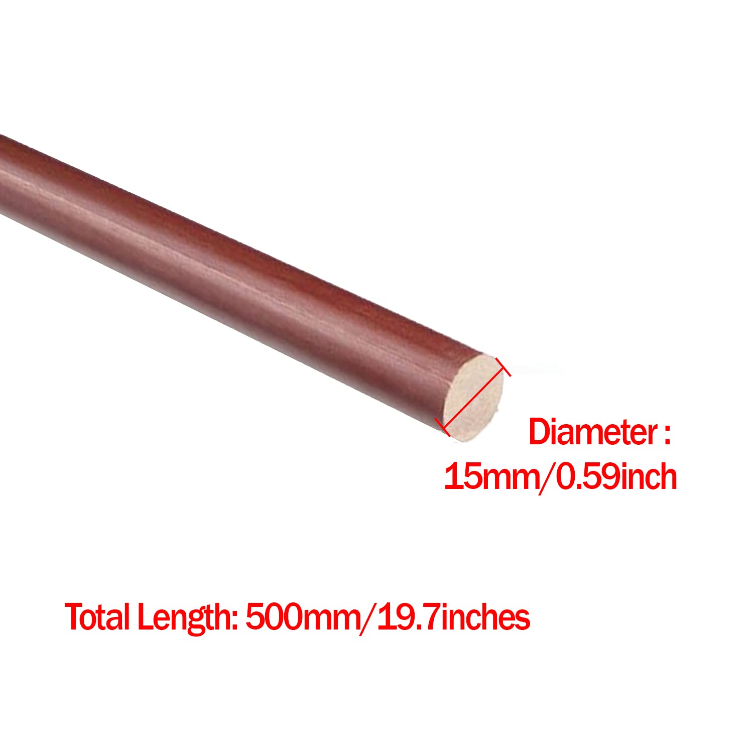 Aazon.co: AIII Bakelite Rod Brown Insulating Sticks Phenolic Resin
