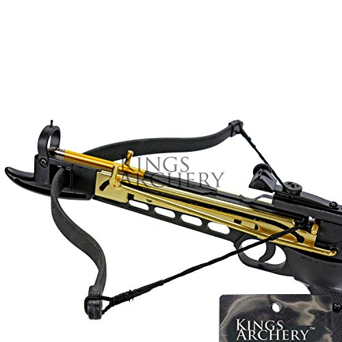 image for KingsArchery Crossbow Self-Cocking 80 LBS with Adjustable Sights, 3 Al