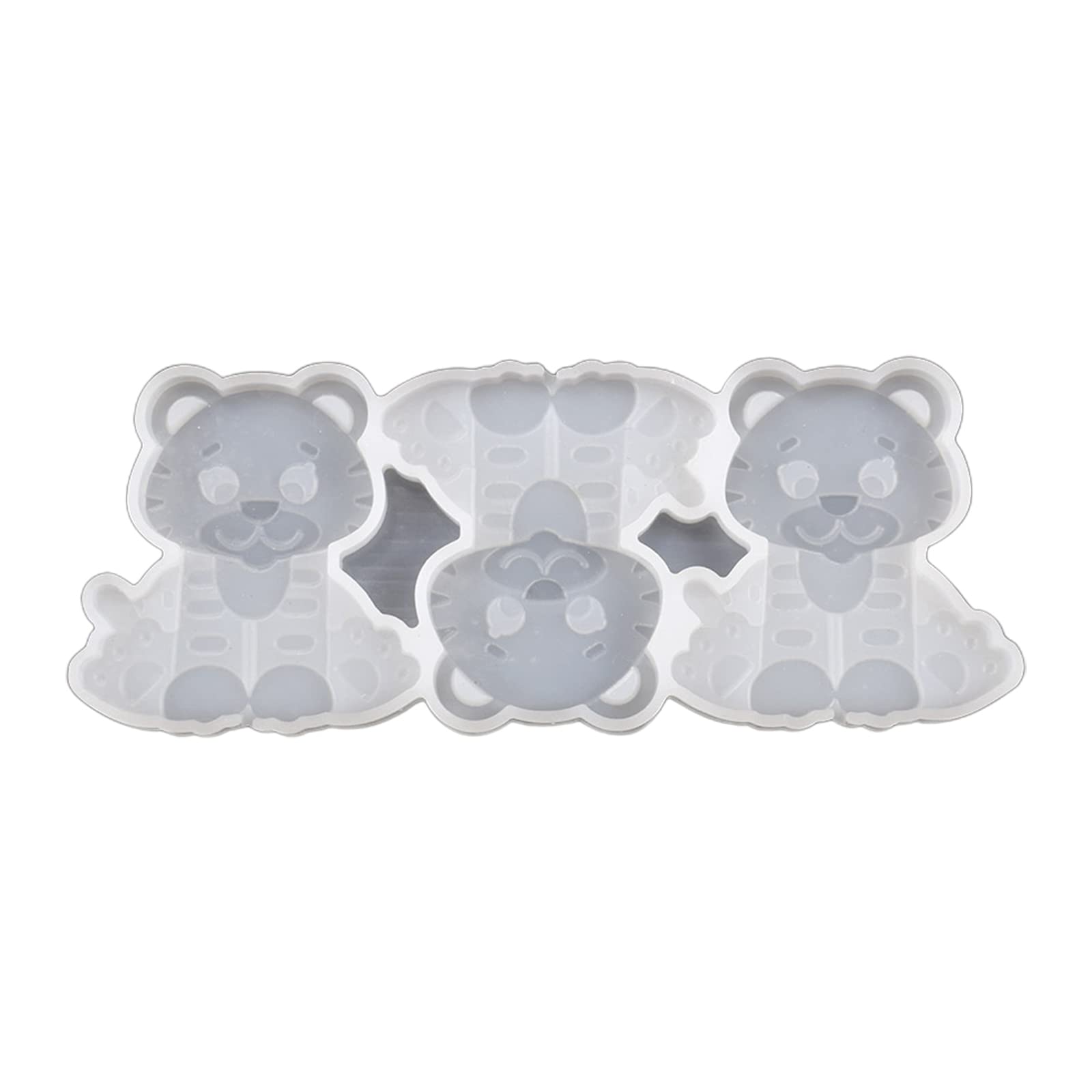 NEWFT 3 Holes Lollipop Shaped Silicone Cake Mold Chocolate Mould Baking Gadget for Candy Making