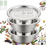 Utilisation Multiple : IdéAl Pour PréParer Des Salades, Laver Et éGoutter Le Riz, Les LéGumes Et Les Fruits, RâPer Du Fromage Ou Des LéGumes, Ou MéLanger Des IngréDients Pour Des PâTes Ou Des Desserts.
