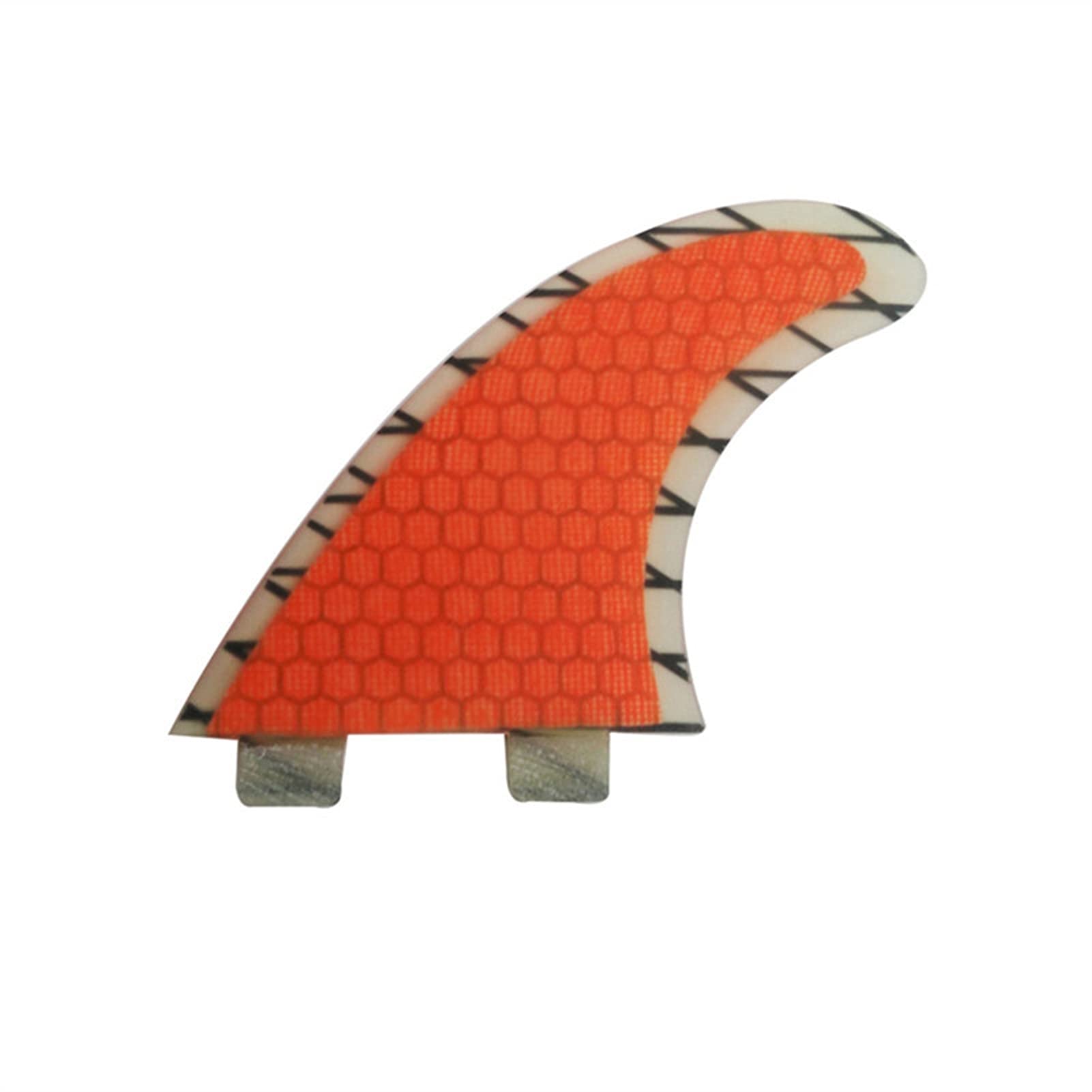 Aleta de tabla de surf G5 Fibra de carbono naranja Cola de tabla de surf Troudón Tabla de suspensión FIN FIN Honeycomb Fin,Alta velocidad