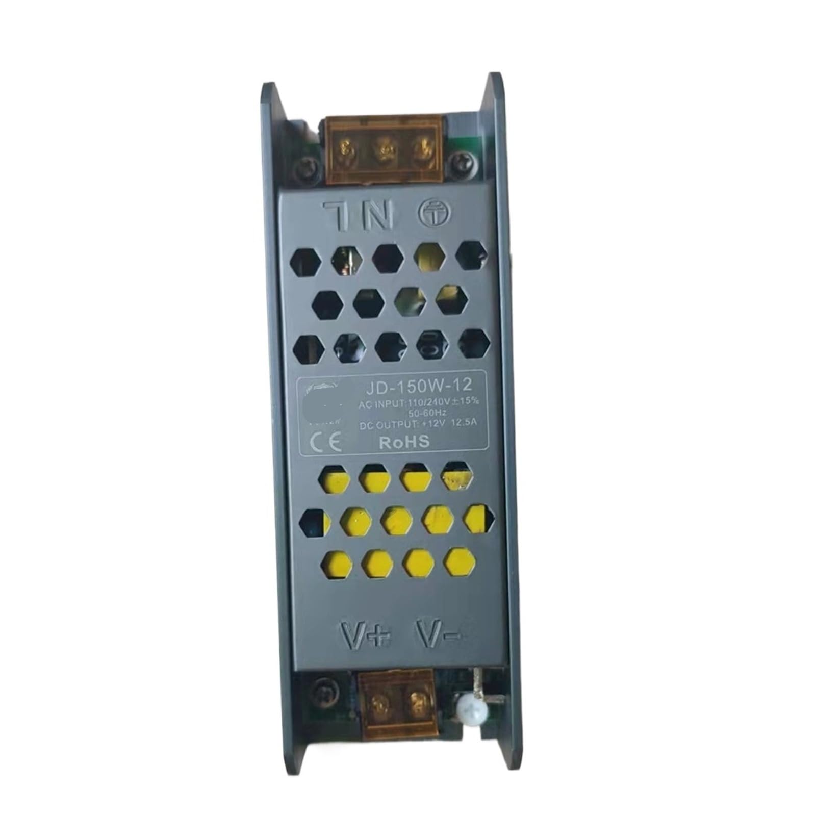PWANUIGTE Wardrobe Light Strip Transformer 220V to 12V Constant Voltage Isolation Power Supply Cabinet(150W transformer)