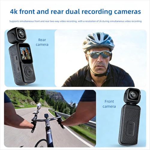 Yunseity ygc70t4ur5 Cámara portátil 4K 180° rotación miniatura 5