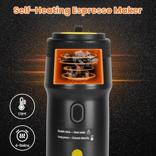 Cafetera Expreso Portátil con Batería 60 ml miniatura 3
