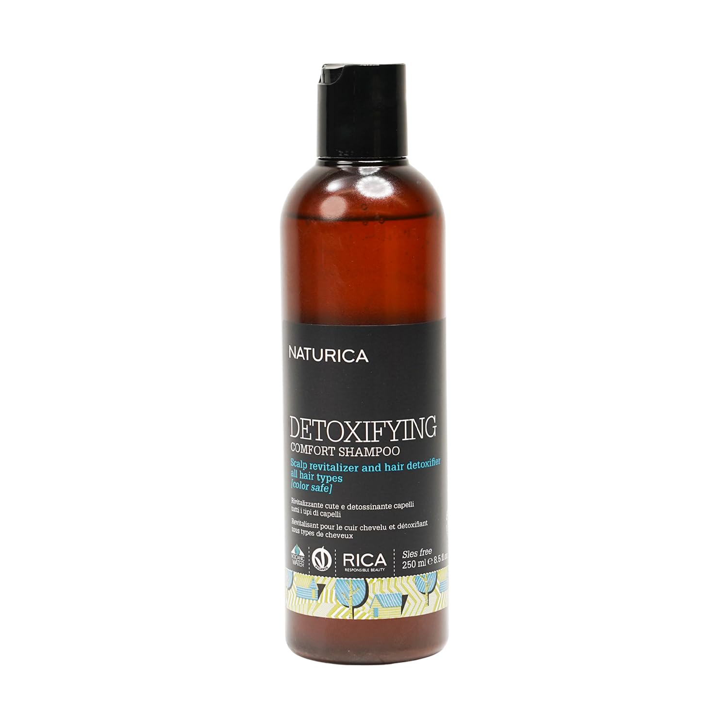 Detoxifying Comfort Shampoo for All Hair Type with Rosemary Oil and Capparis Spinosa Extracts - 250ml
