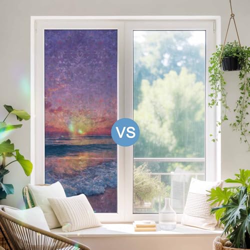 Película para ventana con efecto holográfico 17.7x78.7 in miniatura 4