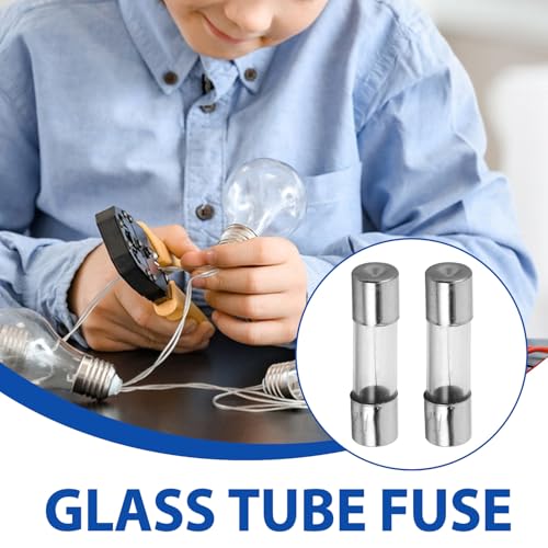 BAZEITFLOW 20pcs 5x20mm Glass Tube Fast-Acting Fuse 2a 250v for Circuit Boards and Household Electronics, Mini Glass Fuse Replacement for Electrical Appliances - Thumbnail 3