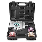 prensa hidraulica manual 40 toneladas usada 【INSTANT SETUP】 -? Tiene matrices completas para los tamaños de mangueras y accesorios más comunes. Los troqueles se pueden encajar rápidamente en el dispositivo de prensa sin necesidad de pasadores ni tornillos.