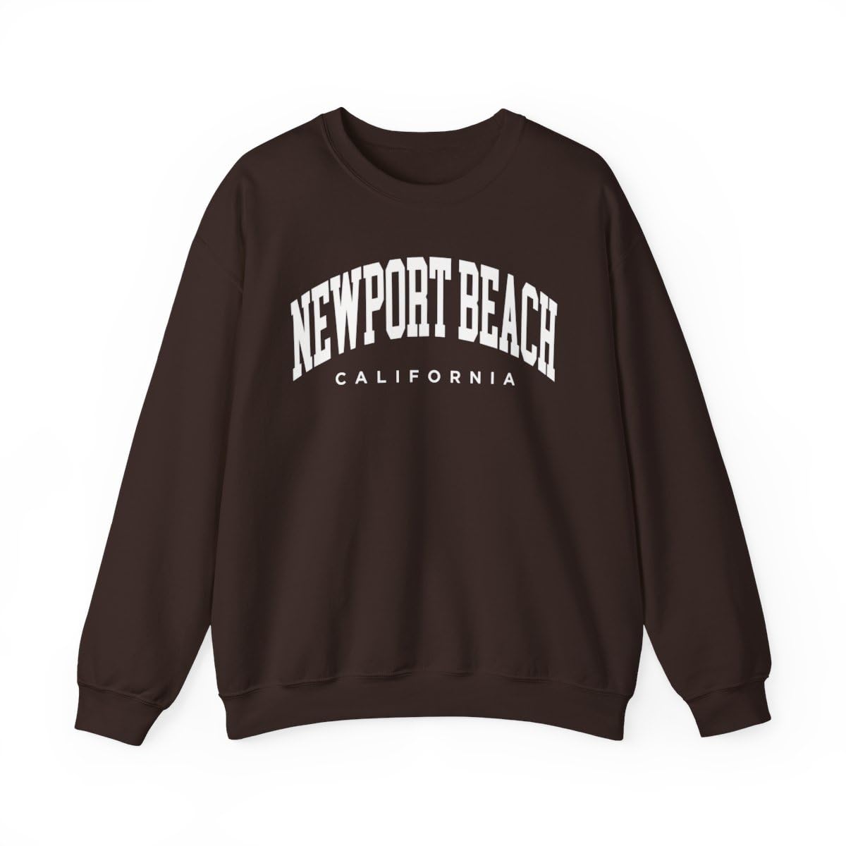 CUSTOMI Newport Beach California Adult Unisex Crewneck Sweatshirt