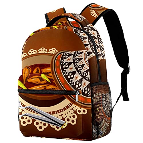 Sac à dos de voyage original Sambal Poulet Tajine Olives avec porte-gourde