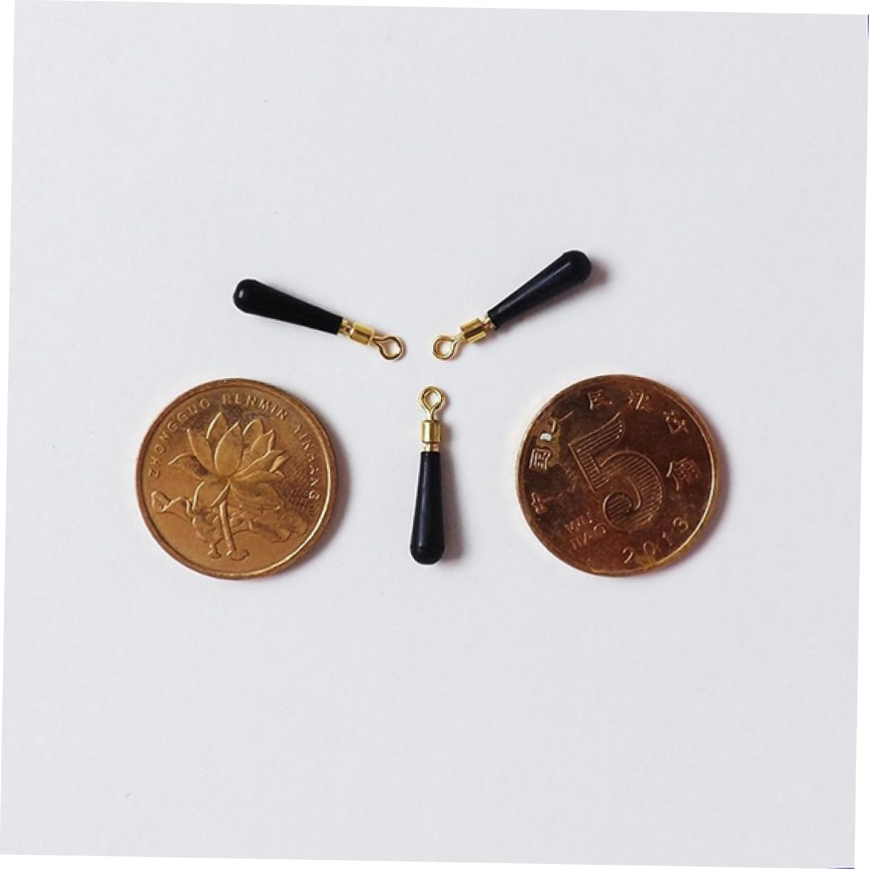 GOOHOCHY Fishing Connector 10pcs Rolling Fishing Drift Float Terminal Tackle Drift Seat Size l Rubber