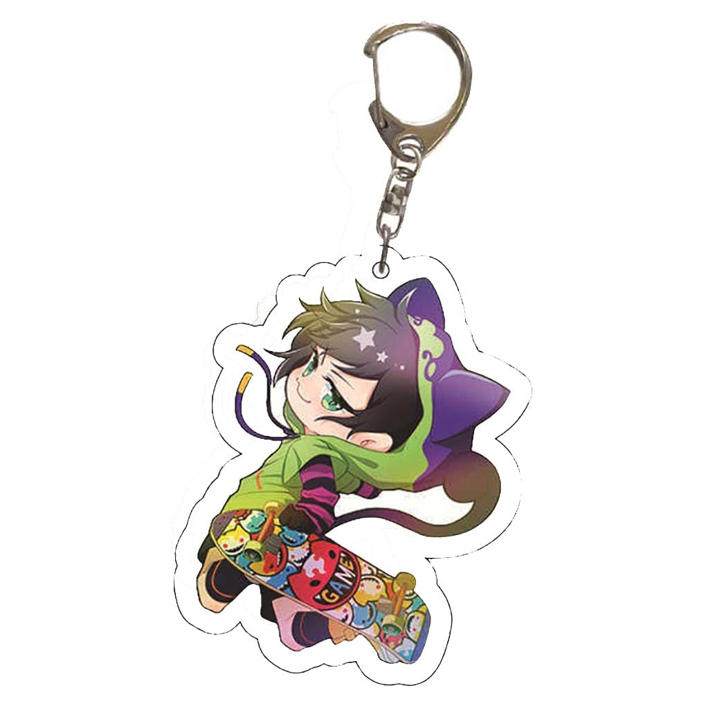 SK8 The Infinitys Action Figures Keychain Anime Cute Keyring Pendant SK8 The Infinitys Acryl Chain (3)