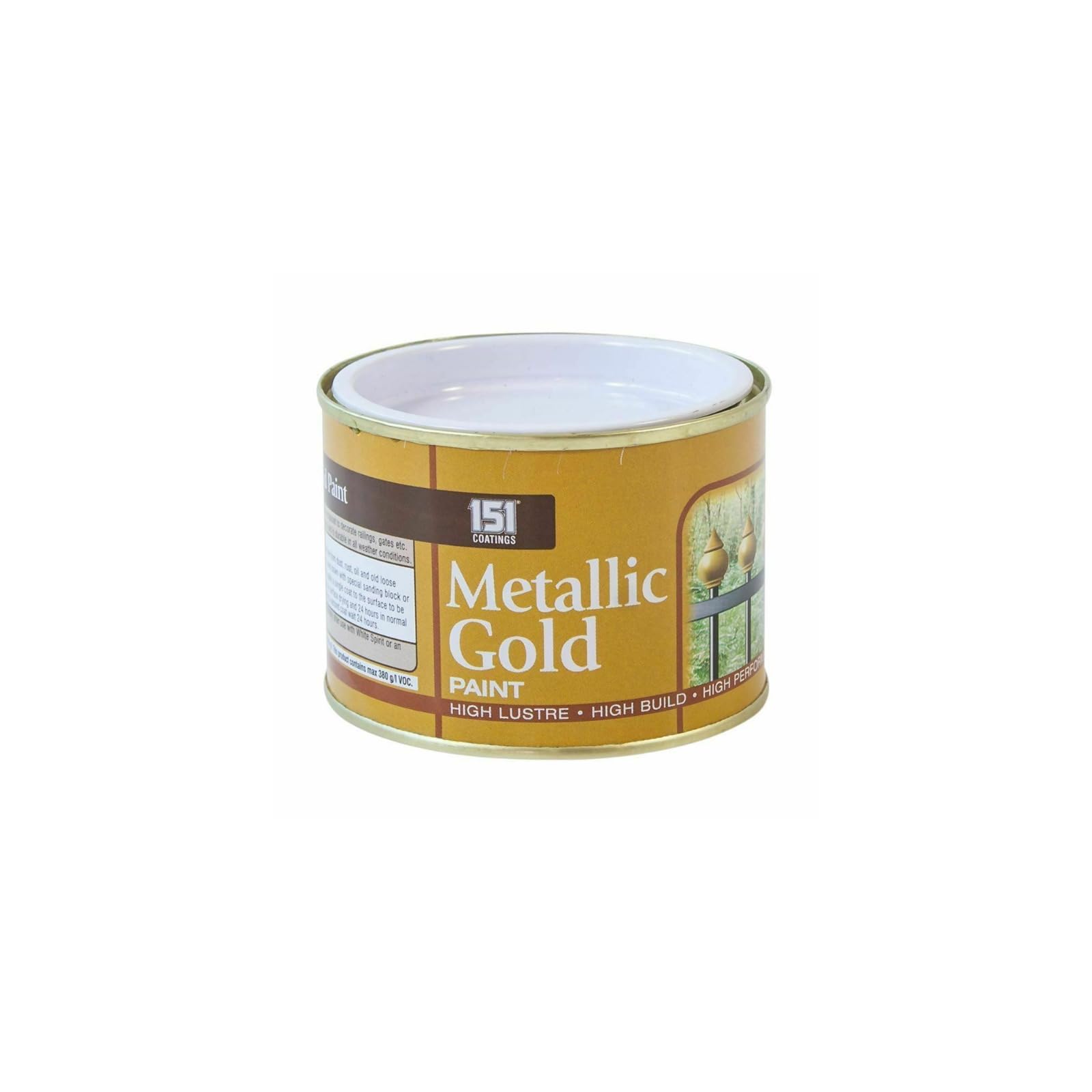 PNJB,151 Coatings Paint Primer All Purpose, Non-drip Gloss Paints, Hard Drying, Hard Built, And High Performance,180ml (Metallic Gold, Pack of 1)