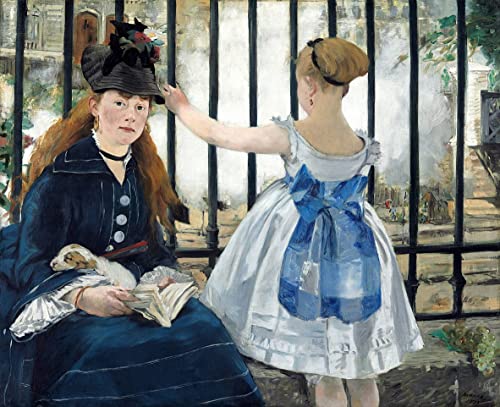 Prints toile peinture murale Le chemin de fer Edouard Manet 60x90