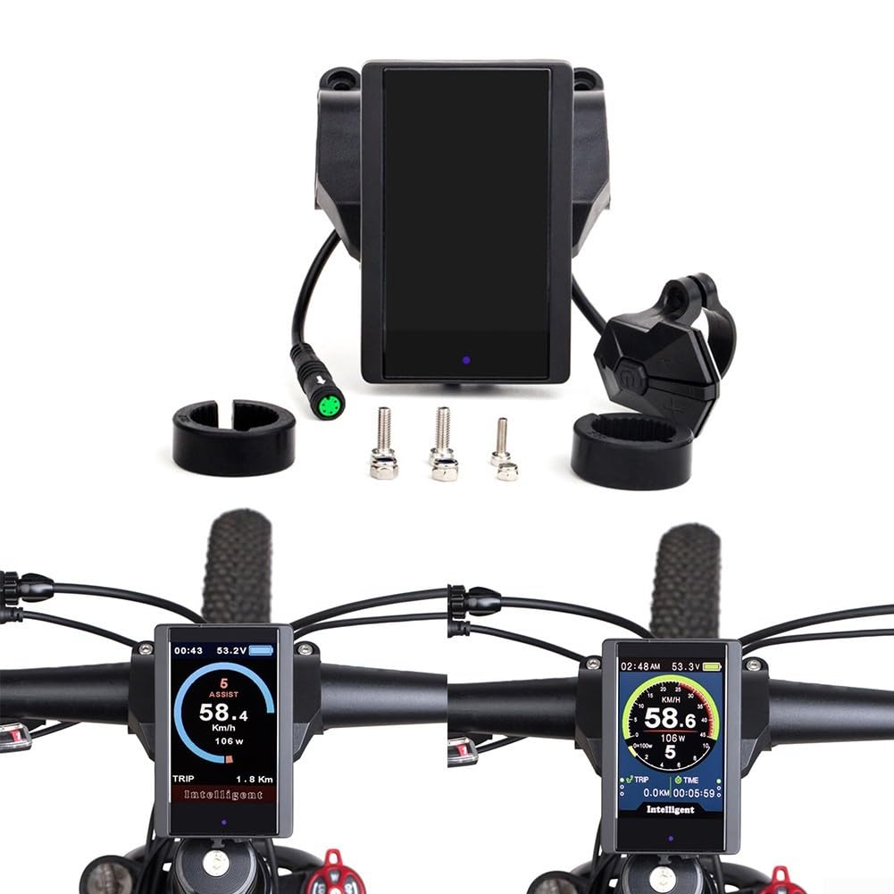 Unité d'affichage pour moteurs BAFANG MidDrive modèle 850C avec surveillance en temps réel du courant et de la vitesse (850C)