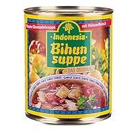 Indonesia Original Bihun Suppe | Das Original | Leckere Suppe mit Gemüse und Hähnchen | 780 ml