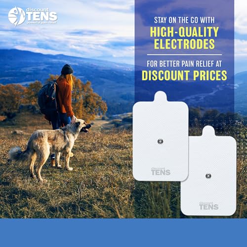 Image of Discount TENS Electrode Pads Compatible with Omron, 2.75 x 4 Inch, 10 Pack